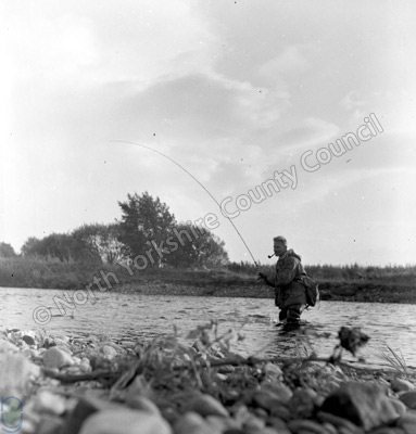 Fishing, River Swale, Langton